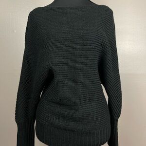 bebe Off-the-Shoulder Black Sweater